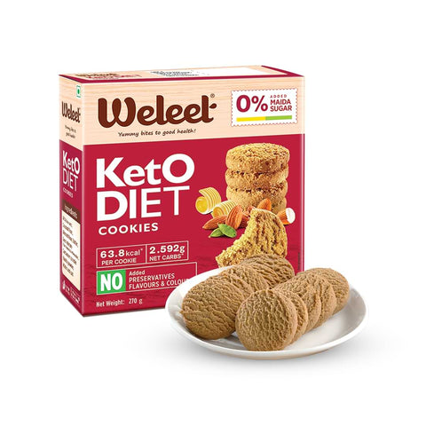weleet pack of one keto diet digestive healthy cookie