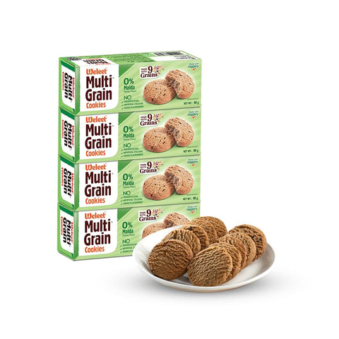 weleet multi-grain cookies made with jaggery