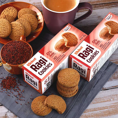 weleet ragi millet cookies