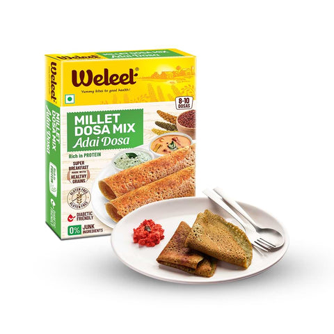 weleet instant adai millet dosa mix, pack of one