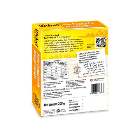 Pancake Mix –  Mango Vanilla - pack of 2| (200g each)