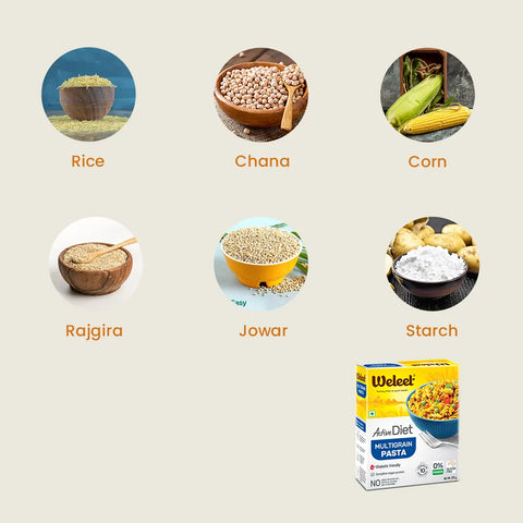 Active Diet Pasta – Multigrain – Pack of 2 | (200g each)