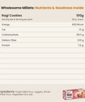 ragi cookies nutrition table