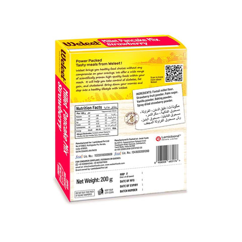 Millet Pancake Mix – Strawberry & Chocolate Banana   - pack of 2| (200g each)