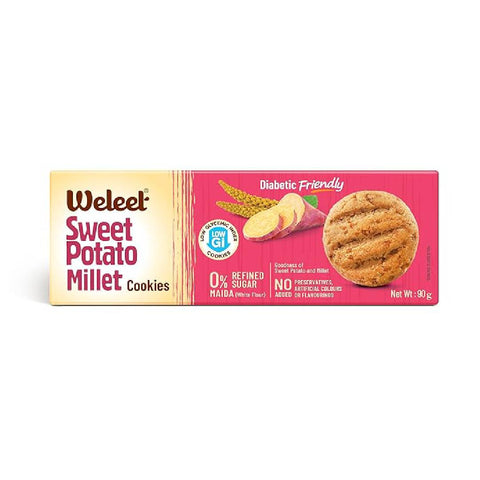 sweet potato millet cookies for kids